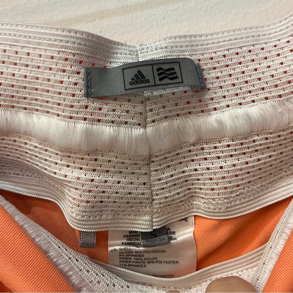 Adidas Golf Rangewear coral pink orange active Skort Size small - Picture 2 of 7